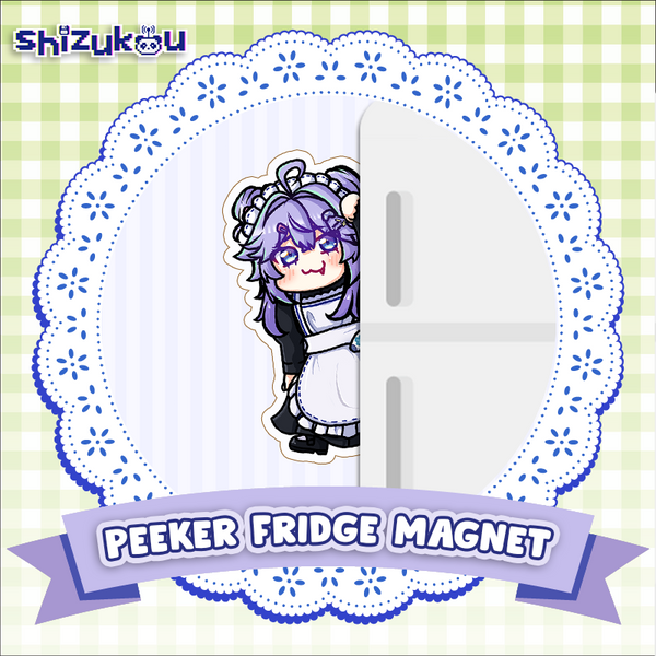 Peekaboo Acrylic Chibi Side Fridge Magnet X Shizukou