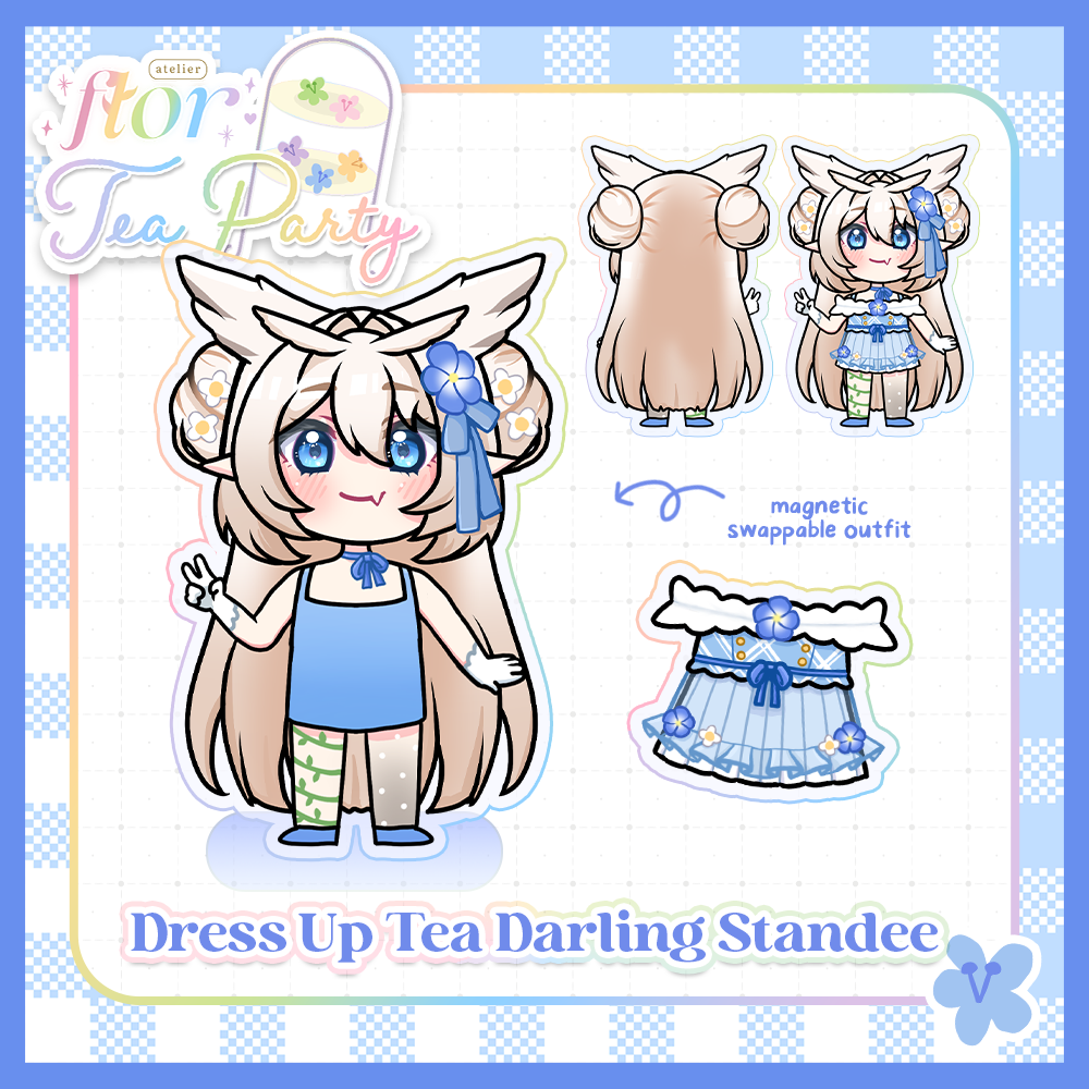 Dress up Tea Party Acrylic Standee X Silvi