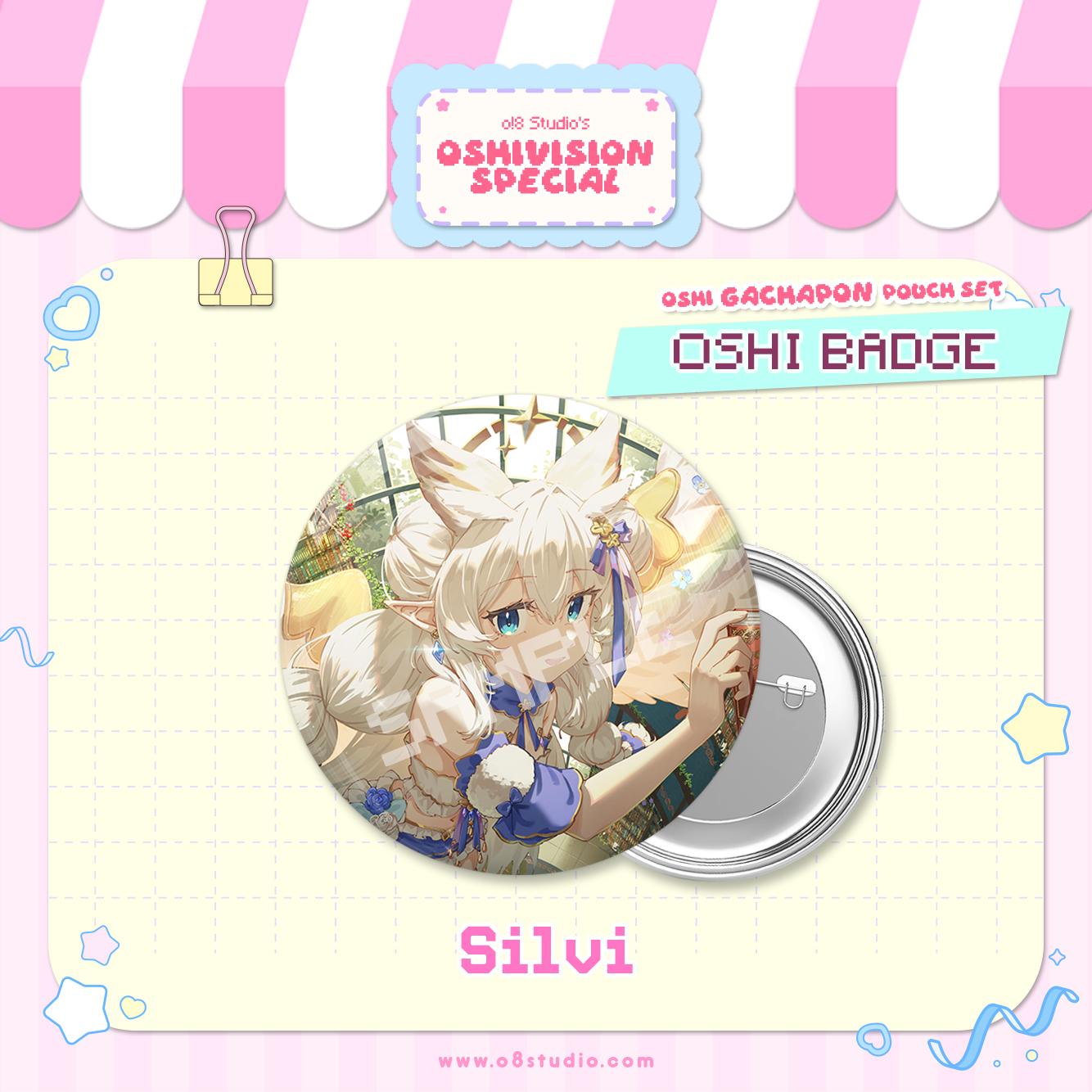 Oshi Badge X Silvi