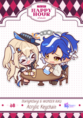 StarlightDaryl & WUNDER RiKU Happy Hour Keychain
