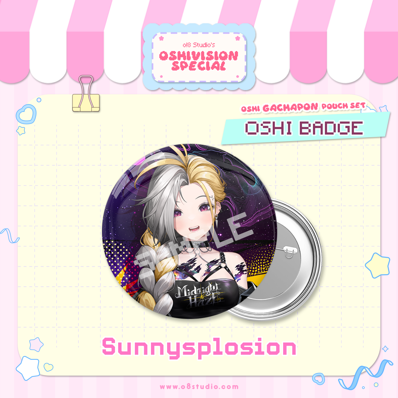 Oshi Badge X Sunnysplosion