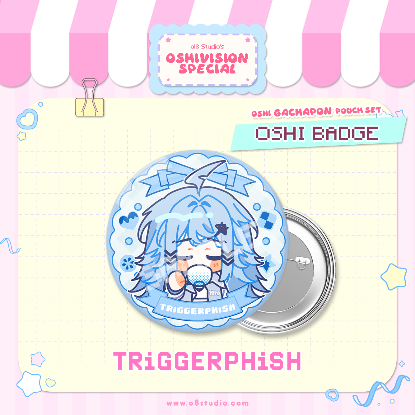 Oshi Badge X Triggerphish