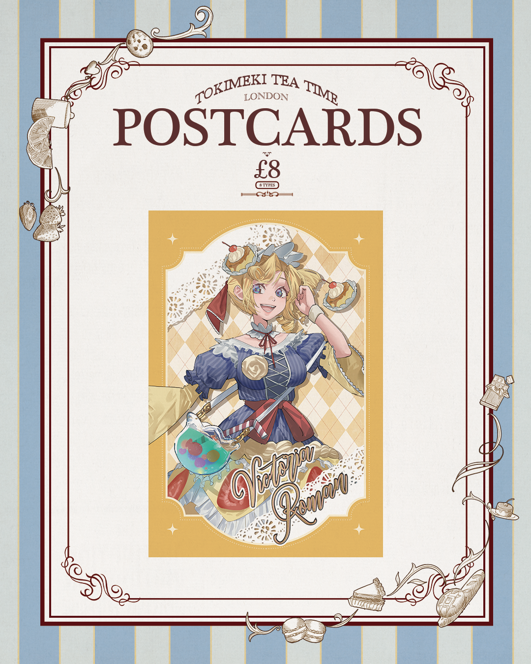 Tokimeki Tea Time Postcards