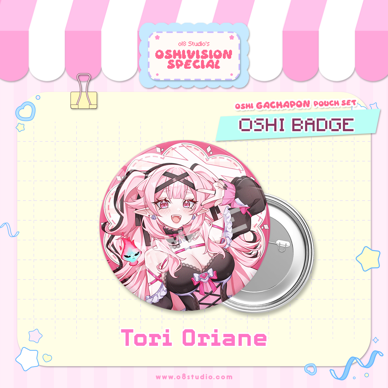 Oshi Badge X Tori Oriane