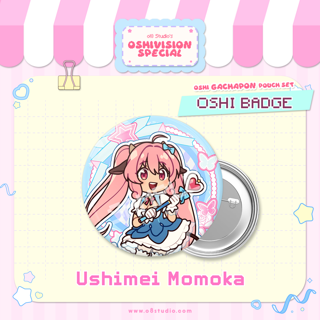 Oshi Badge X Ushimei Momoka