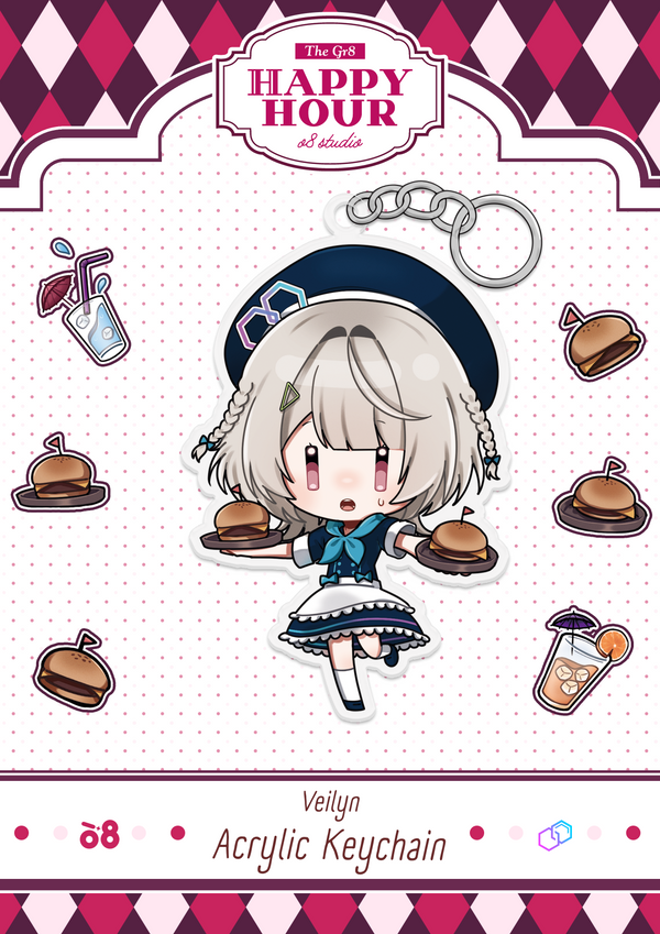 Veilyn Happy Hour Keychain
