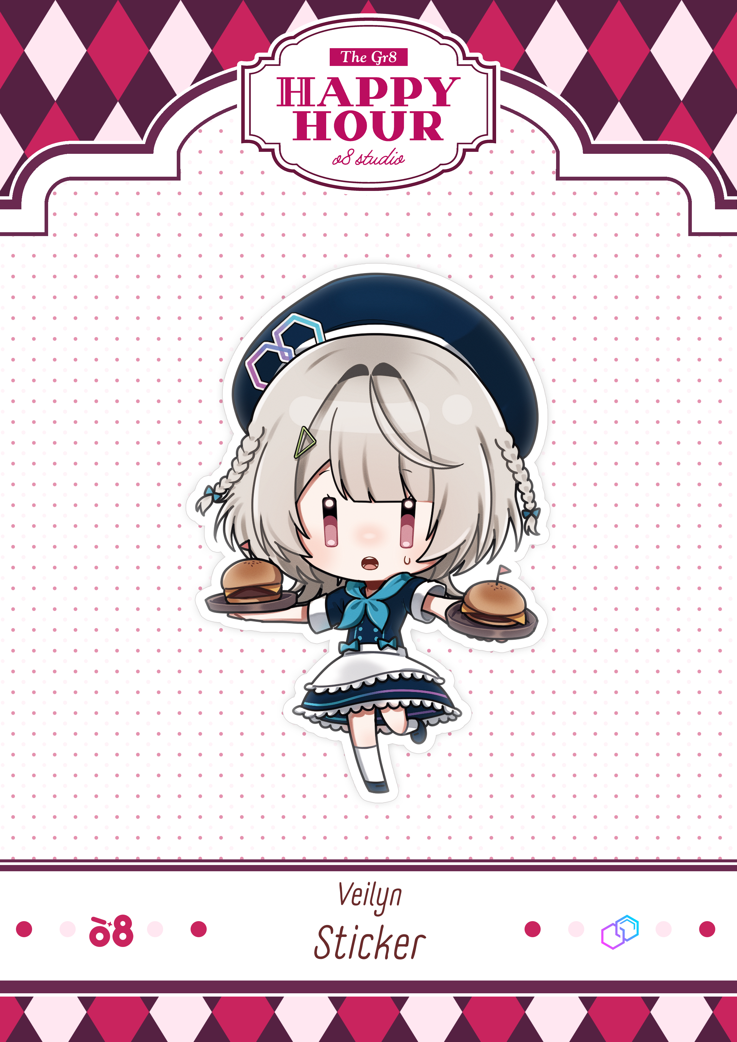 Veilyn Happy Hour Sticker