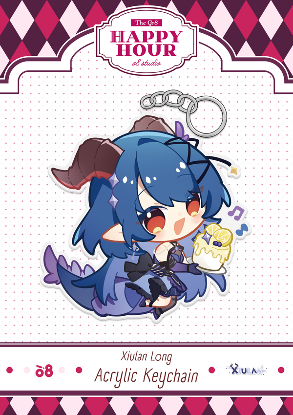 Xiulan Happy Hour Keychain