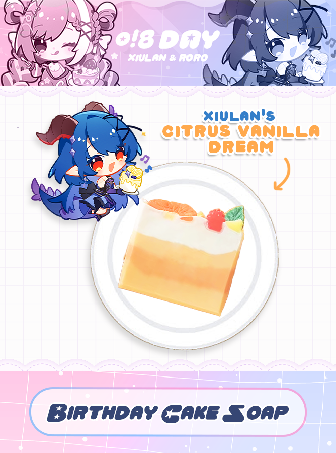 Xiulan Birthday Cake Soap