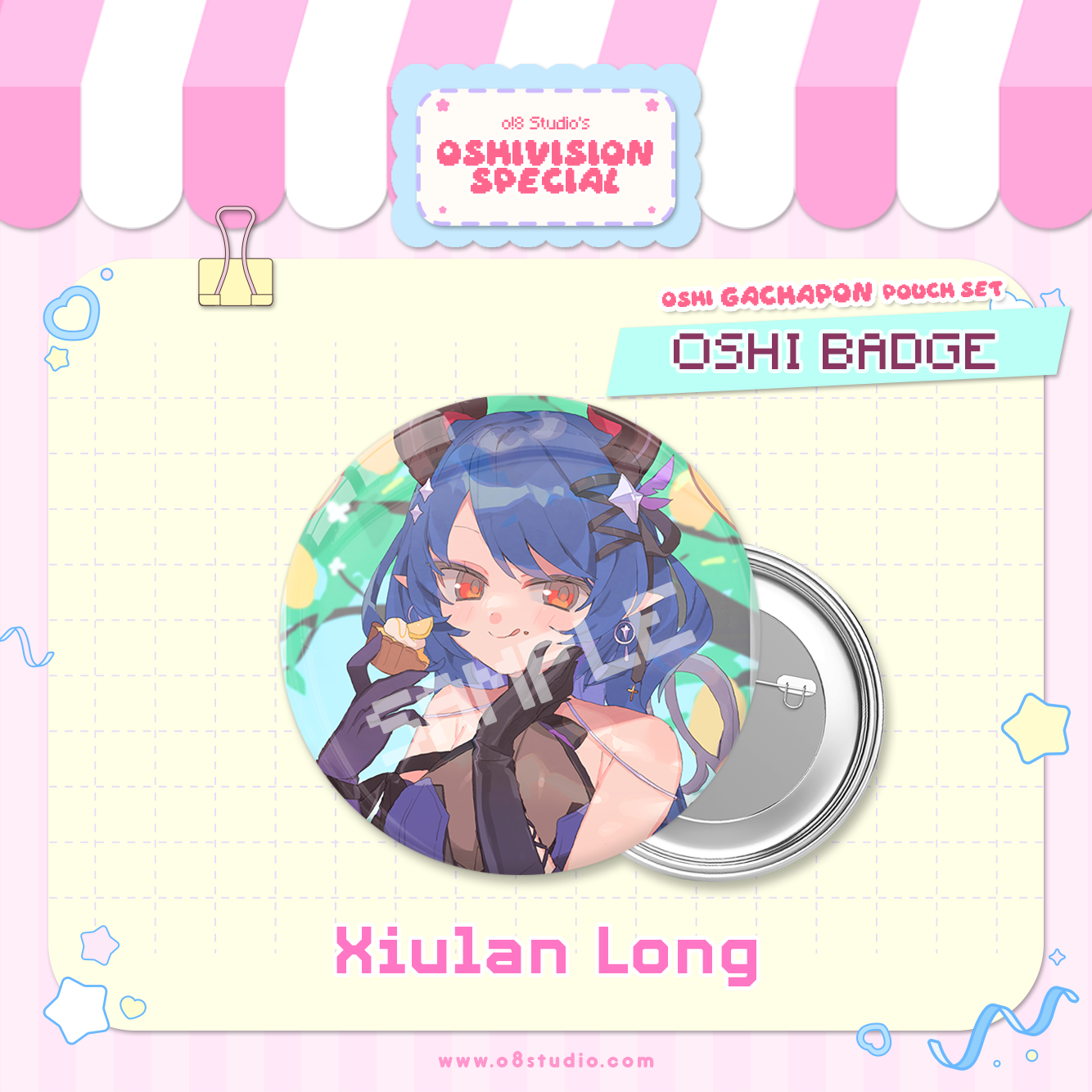 Oshi Badge X Xiulan