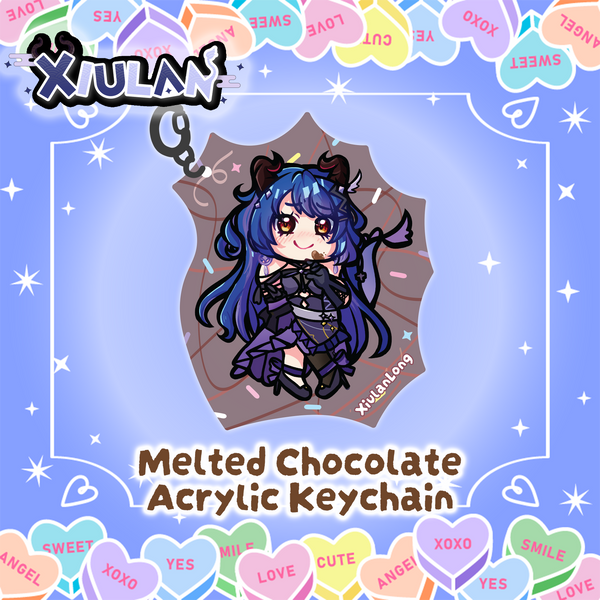 Chocolate Melts Keychain X Xiulan