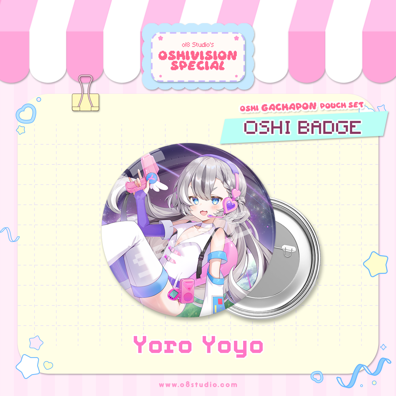Oshi Badge X Yoro yoyo