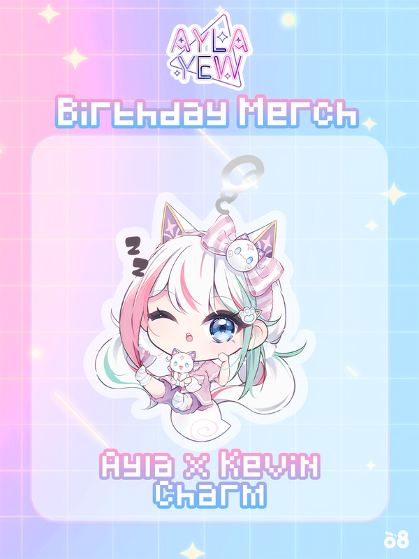 Ayla PJ Party Keychain