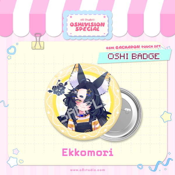 Oshi Badge X Ekkomori