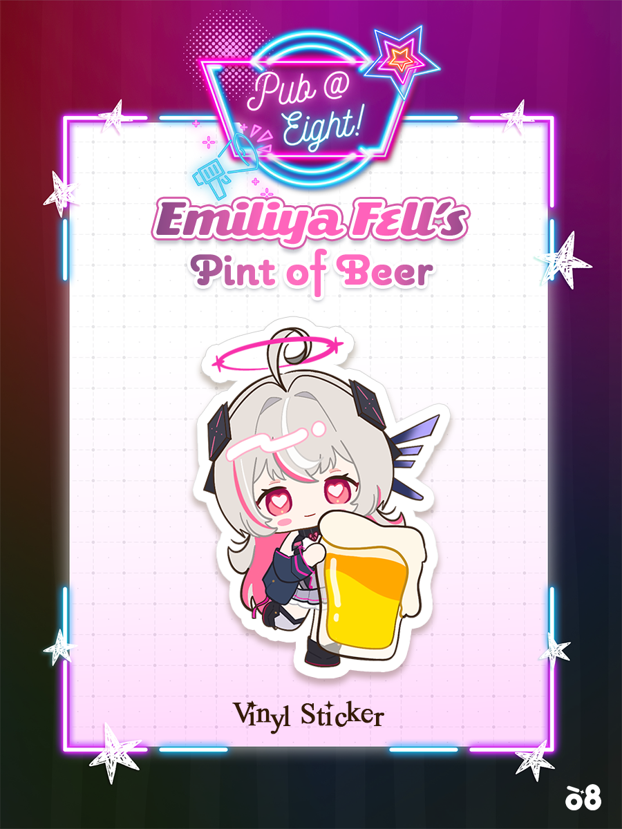 Emiliya Pub@8 Decal Sticker