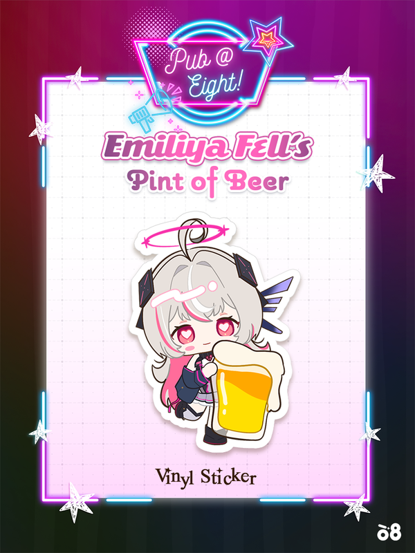 Emiliya Pub@8 Decal Sticker