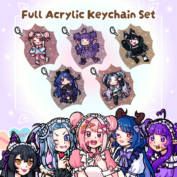 Chocolate Melts Keychain Bundle