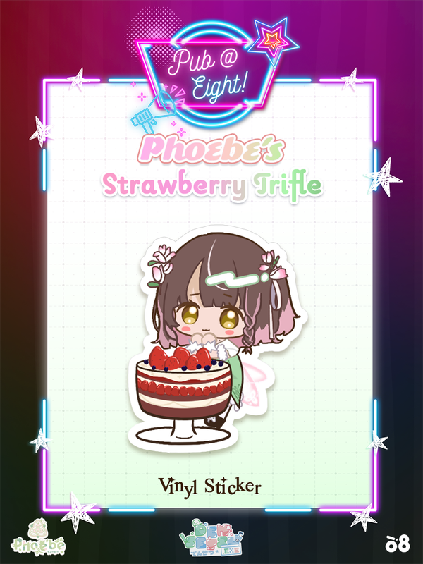 Phoebe Pub@8 Decal Sticker