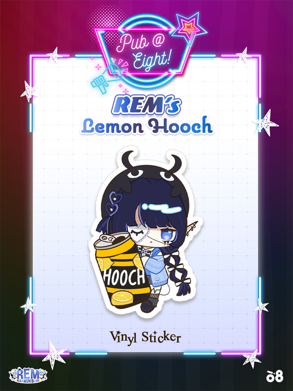 REM Pub@8 Decal Sticker