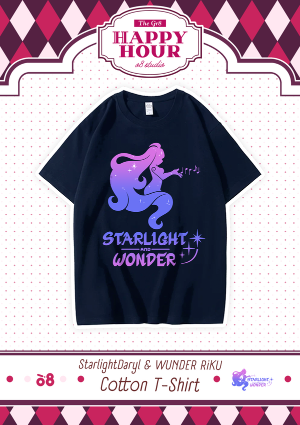 StarlightDaryl & WUNDER RiKU Cotton T-Shirt